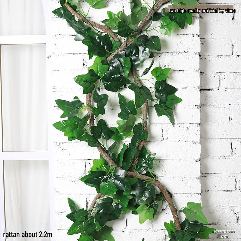 Decorazione Matrimoniale con Vite Rossa Appassita, Rattan, Viticci di Foglie d'Uva e Rami di Vecchia Vite Artificiale
