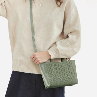 2025 Summer New Hand-woven Sheepskin Bag Niche Simple Leather Women's Bag Commuter Versatile Women's Shoulder Bag