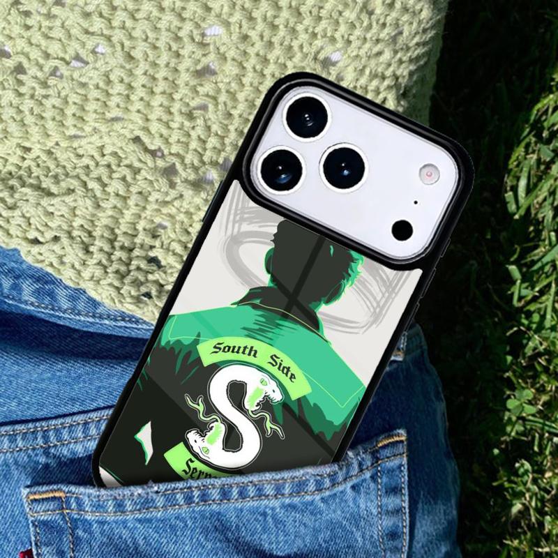 TV Riverdale Southside Serpent Phone Case For iPhone 17 AIR 16 Pro Max 15 14 Pro 11 12 13 Shockproof Silicone Cover iPhone 12 Pro Max