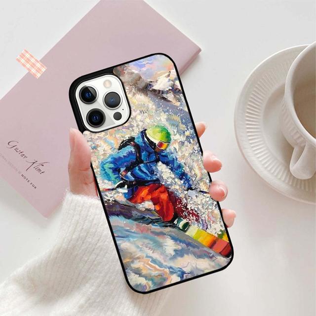 Ski Neige Snowboard Phone Case For iPhone 17 Air 15 16 16e 11 12 13 14 Pro Max Cover For iPhone 17 Air Max Plus coque Fundas
