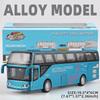 1/64 Children's Bus Alloy Model with Sound & Light Features - Fun & Interactive - Ideal for Playtime, Learning, Or Decorating