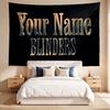 Peaky Blinderes (1) Custom Name Tapestry Wall Hanging Tapestry Wall Art Decor for Bedroom Living Room