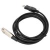 USB Microphone Cable USB Male to XLR Female Mic Link Converter Cable for Microphones Recording 9.8ft