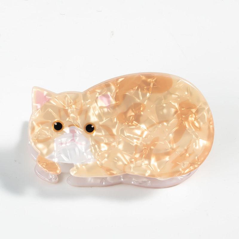 Cute Animal Shaped Acrylic Disc Hair Clip Hair Accessory Clip