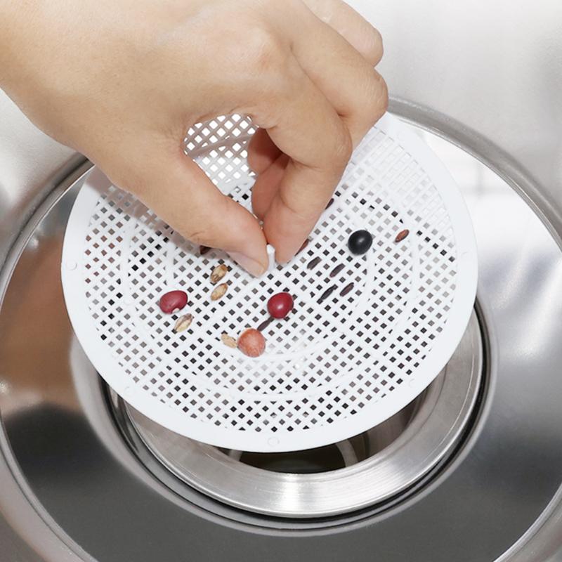 Cuttable Hair Sink Filter Plastic Anti-blocking Bathtub Stopper Bathroom Floor Drain Shower Sink Kitchen Household Strainer Tool