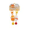 Design Cute Pet Sticker Magnetic Pair Buckle Baimao Keychain Super Cute Resin Doll Couple Accessories Bag Hanging