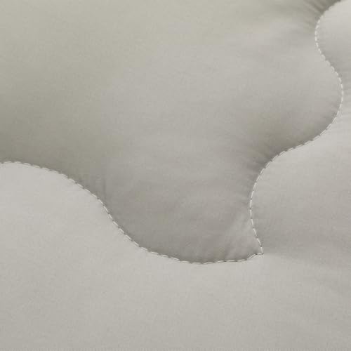 Nitori (NITORI) Einzelbettwäsche-Set mit rüschenbesetzter Steppdecke ohne Bezug, GY S2512, Größe S (2115100050010)