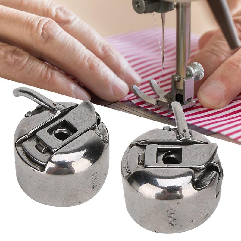 2Pcs Metal Reverse Bobbin Case Sewing Machine Accessories Household Machines For Singer