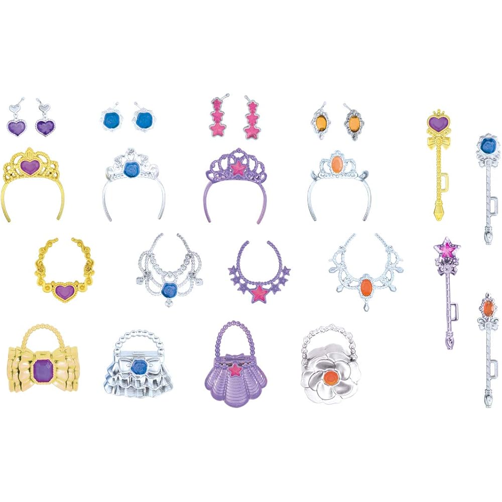 Takara Tomy “Licca-chan Yumemiru Princess Deluxe Jewelry Set” Dress Up Doll Playhouse Toy 3 Year ...