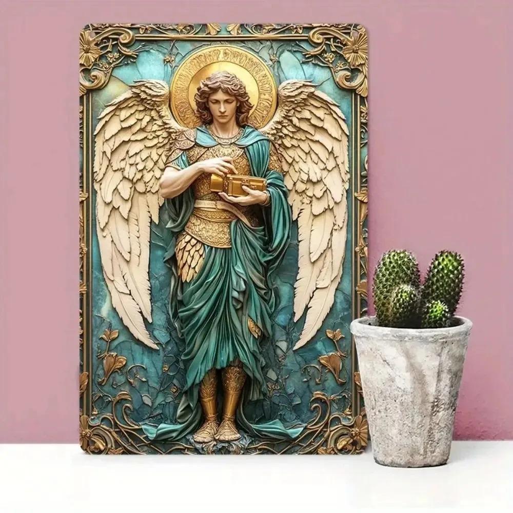 Vintage Metal Wall Art 20x30cm Retro 2D Decorative Plaque Hanging Home Decor 20x30cm