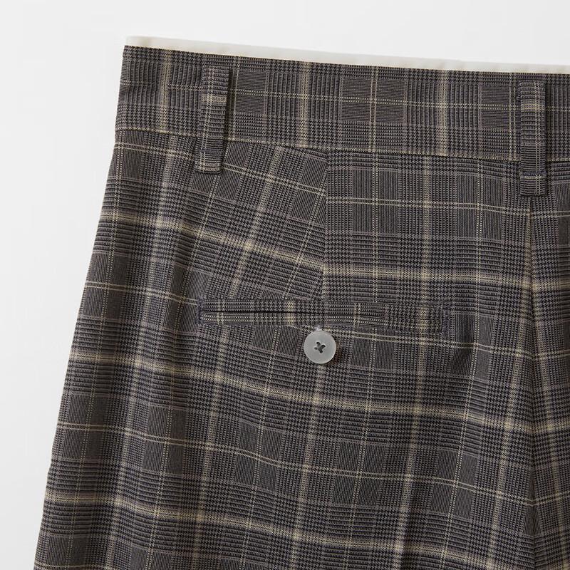 broadcast Women's Plaid Straight-Leg Trousers