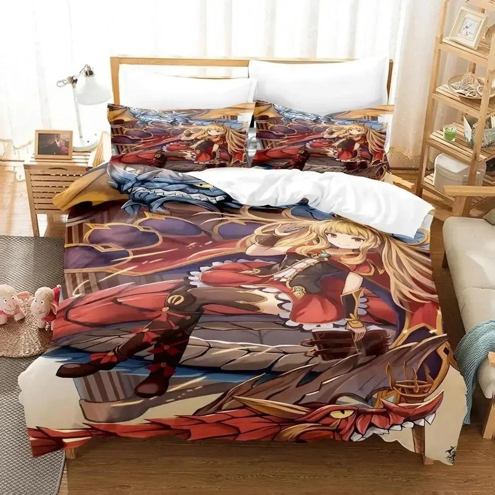 Anime Riamu Yumemi Bedding Set Duvet Cover Bed Set Quilt Cover Pillowcase Comforter King Queen Size Boys Adult Bedding Set