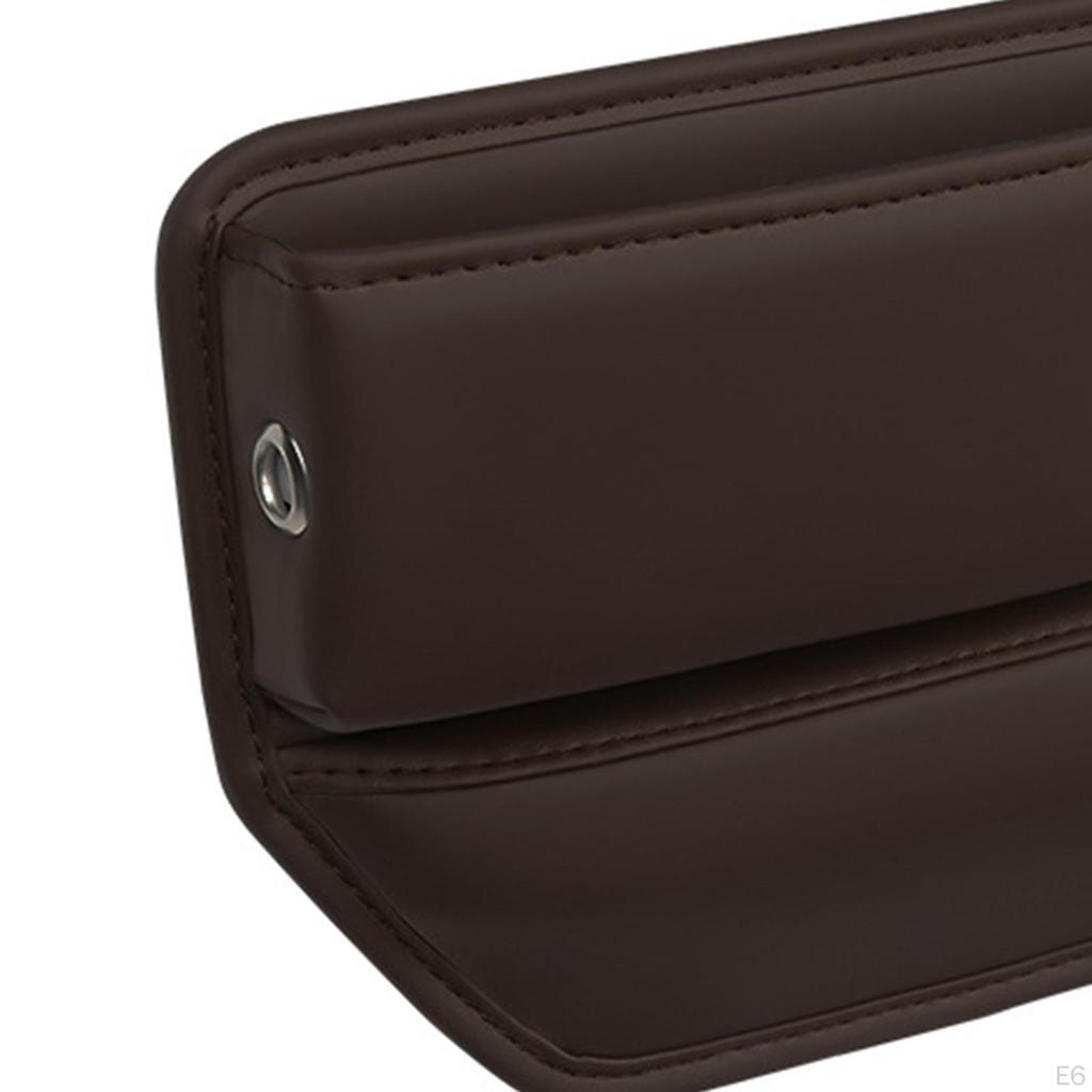 Organizer Storage Box Waterproof PU Leather For Keeping Pocket Necessaries Organized Console Side
