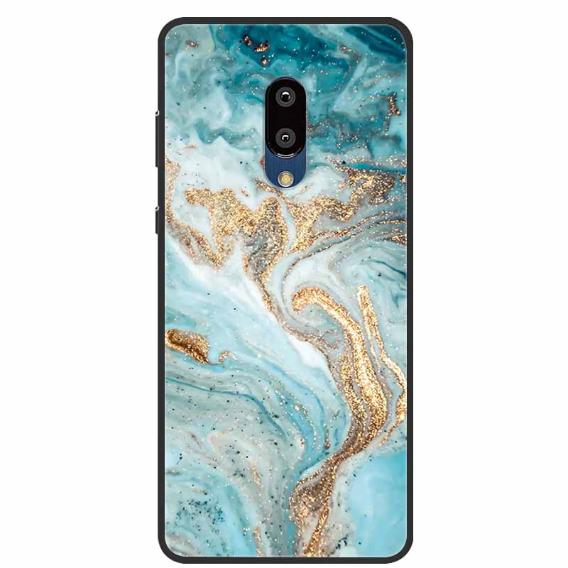 For Sharp Aquos Zero 2 Case Bumper Marble Silicone TPU Soft Phone Cover For Sharp Aquos Zero2 SH-Z20 SHV47 Case Cartoon Funda