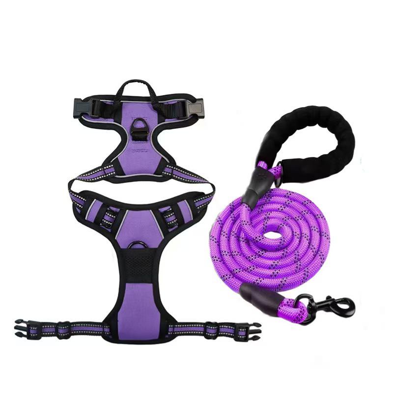 Pet Dog Multi-layer Integrated Leash Harness