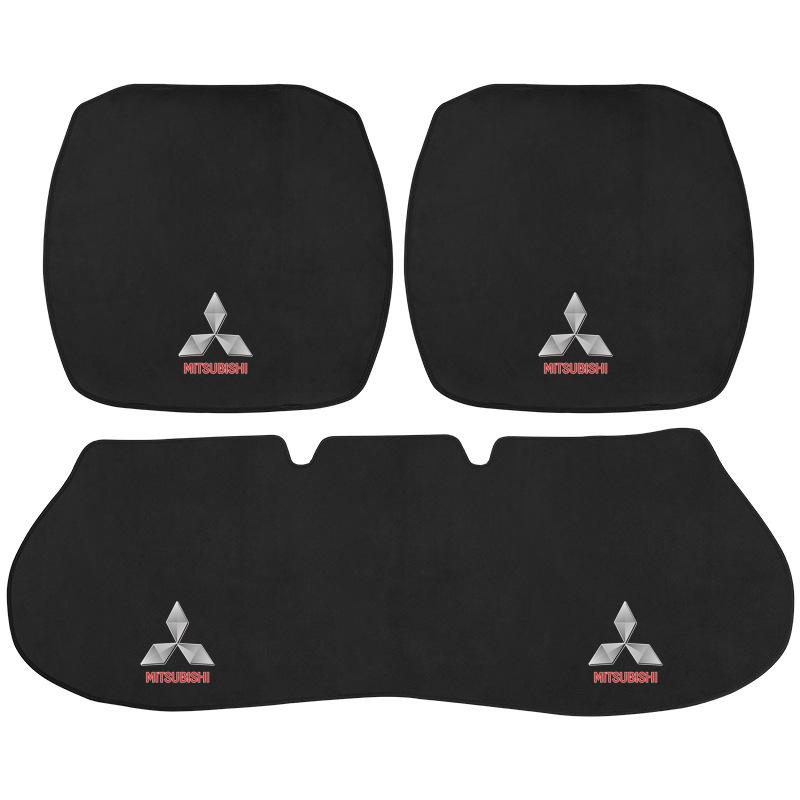 ysdf5 1PCS For Mitsubishi asx lancer outlander pajero Accessories Car Styling Car Seat Cushion Non-Slip Cover Ice silk Velvet Plush