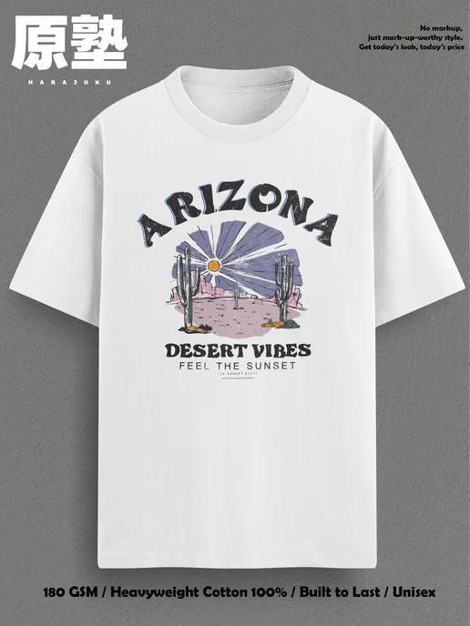 Arizona oversized Y2K T-shirt with vintage print M