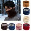 Fashion Soft Knitted Neck Warmer Sport Scarf Women Men Face Cover Winter Skating Running Warm Scarves Thick Cold-proof Collar