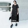 XITAO Print Patchwork Gauze Female Dress ZMY1239