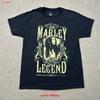 Bob Marley T Shirt Unisexs Size L Gray Music Zion Crew Neck Adults Vintage Stretched Breathable Designer Clothes Stylish