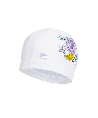 Lenomasuyeongbog Accessories Adult Fruit Flower Pu Swim Cap White Ro-Rc2E011-Wh