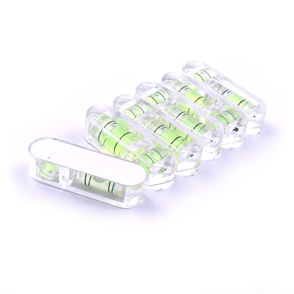 Acrylic Spirit Level Mini Bubble Spirit Level T-type Spirit Level for Measuring Instrument Tool 29.5*8.8*7.3mm