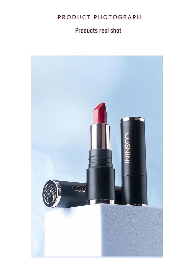 COSNINI Waterproof Long-Lasting Non-Fade Lipstick - Non-Stick, No Transfer, Internet Celebrity Favorite