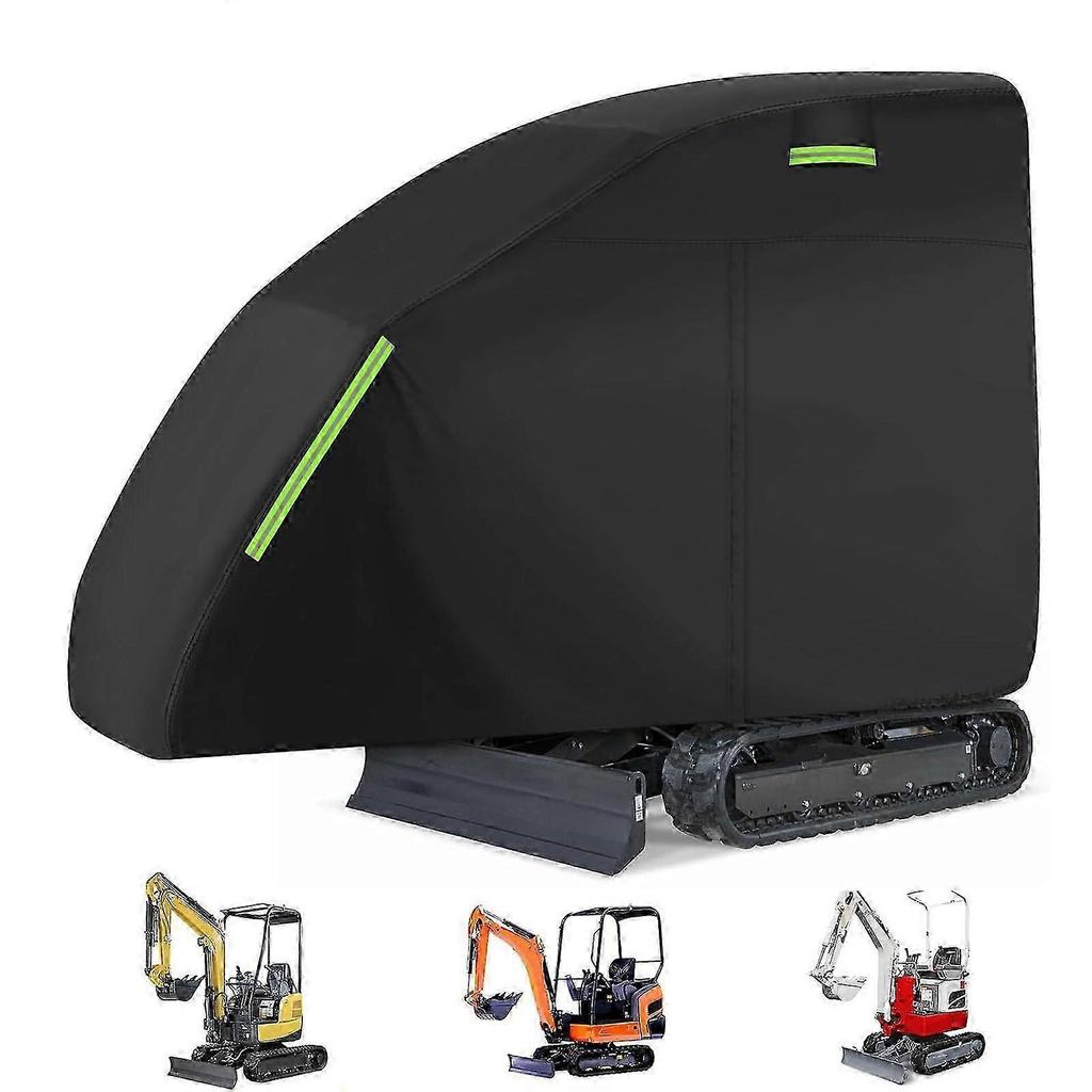 Mini Excavator Cover 800-1600 Kg, Waterproof Zipper for Bobcat E20, Takeuchi ViO17, UV, Dust and Snow Protection