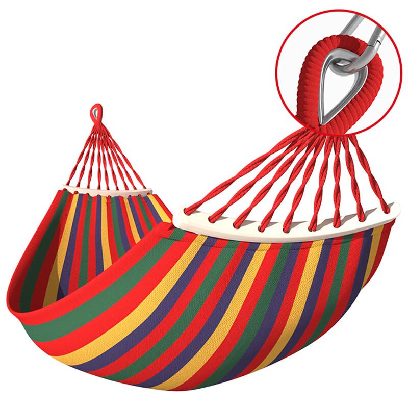ZhaoGangBaBa Outdoor Striped Hammock