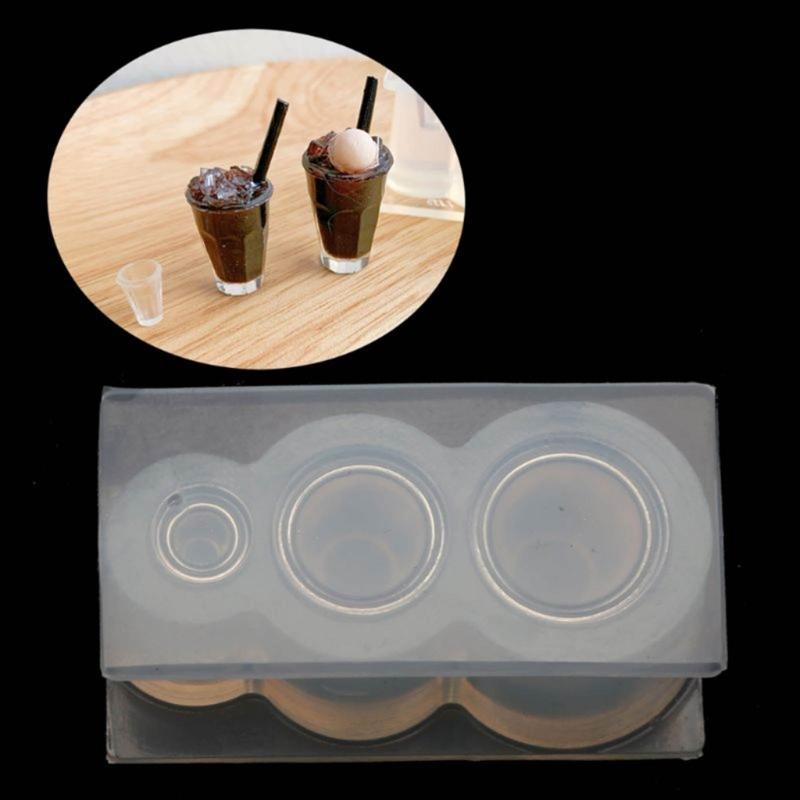 Miniature Cup Shaped Molds Flexible Silicone Molds Simulated Food Mini Cup Mold