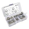 Boîte de 200 pièces Rondelles plates en acier inoxydable 304 1/4" 6 8 10 12 chacune 40 pièces