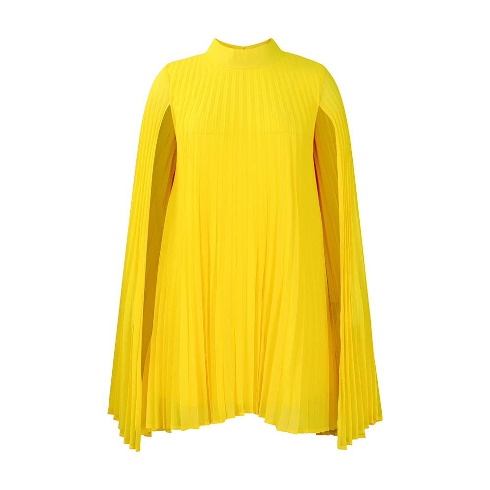 D400 Women's 2023 Fashion Chiffon Batwing Sleeve Plus Size Dress