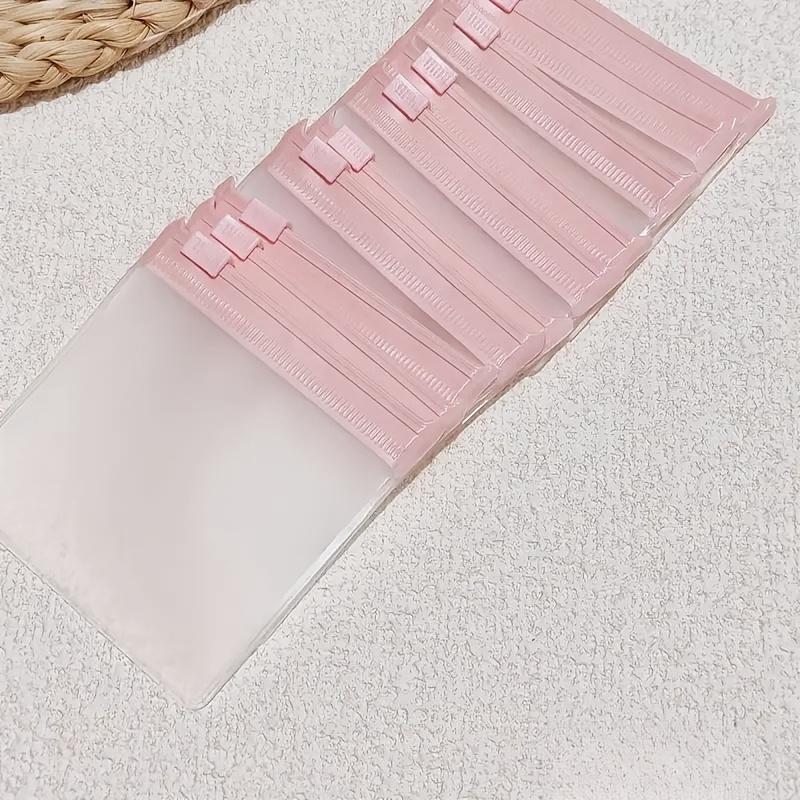 10pcs Jewelry Storage Bags Transparent Frosted Self Sealing Zipper Jewelry Bag Plastic Packing Bags for Organizing Accessories