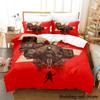 Gioco Metal Gear Solid Solid Snake Set Biancheria da Letto Singolo Piazza e Mezza Matrimoniale Queen King Size Set Letto Adulto Bambino Camera da Letto Set Copripiumino Anime