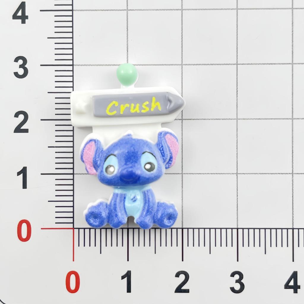 DIY Resin Cartoon Big-Eared Dog Accessories for Hair Clips, Keychains, Phone Cases, and Refrigerator Magnets
