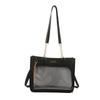 Super popular two-dimensional pain bag new trendy fashion versatile college style student schoolbag transparent portable handbag