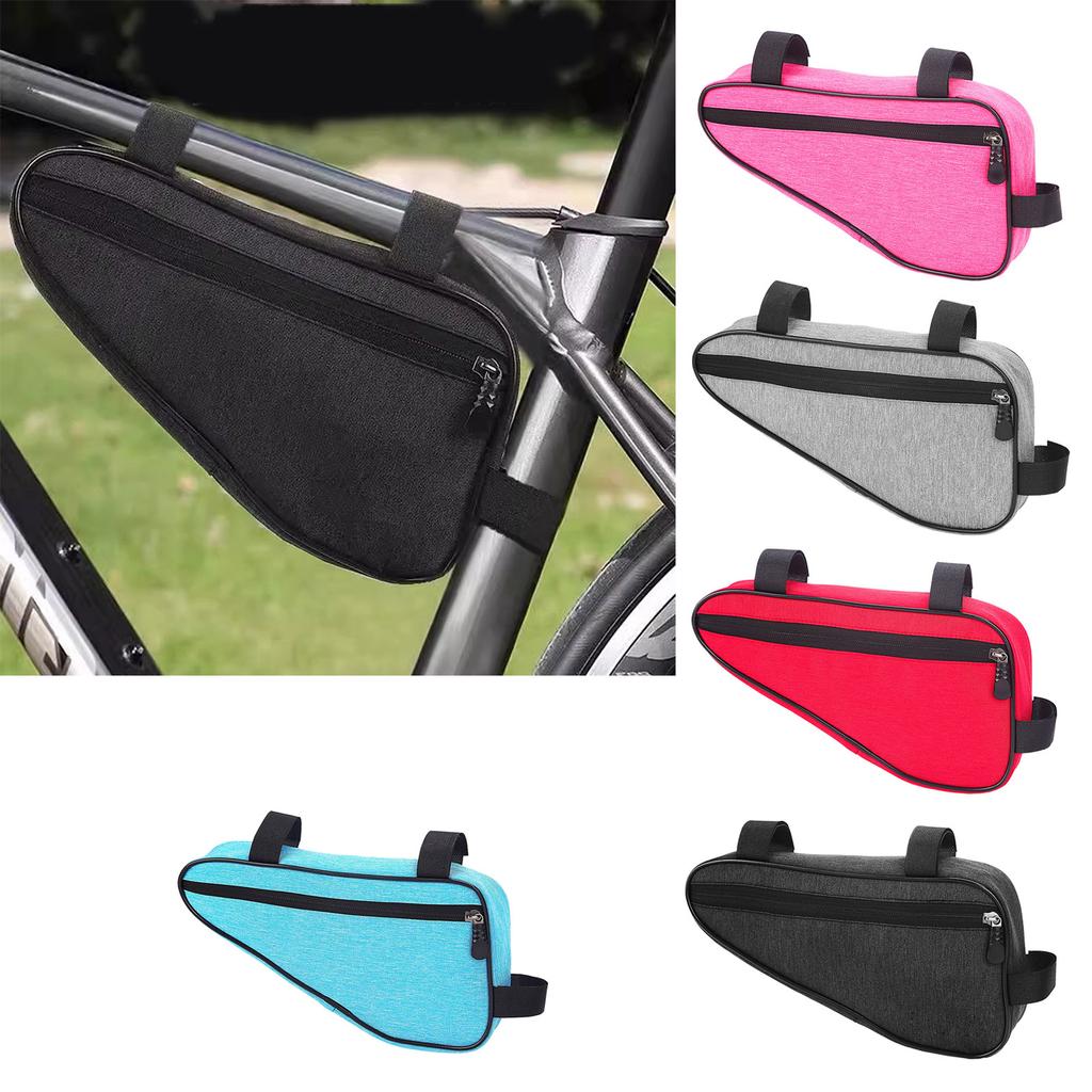 Oversized Bike Handlebar Pack with Multiple Compartments Heavy Duty Waterproof Polyester Easy Clip for Road Cycling
