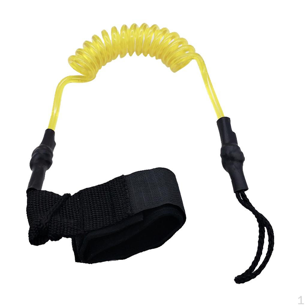 4ft Surf Leash - Strong and Reliable Various Colors Available Yellow