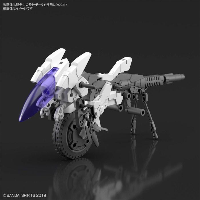 Bandai Spirits 30MM 1/144 Exavicle (Cannon Bike Ver.) - Scale Model - Gray