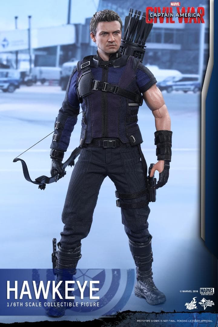 

[USED] Hot Toys Civil War Hawkeye Figure