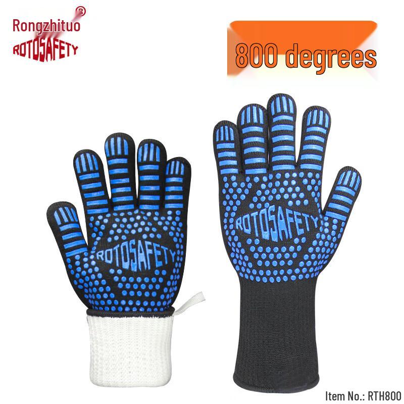 800 Degree Heat Resistant Rubber Gloves