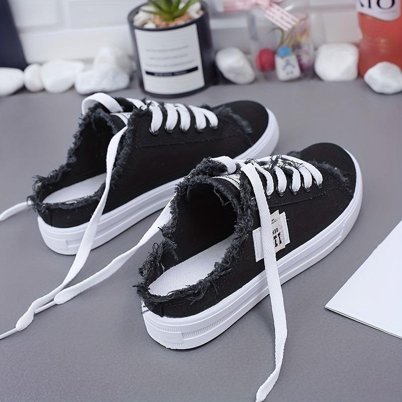 New Casual Breathable Comfortable Women's Slip-on Half-Boot Flat Lazy Shoes