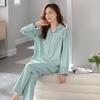 Women's Long-Sleeve Lapel Pajama Set