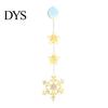 Seasonal Window Display Lights Star Moon Hanging Light, Warm LED String Lights, Indoor Festive Party Decor Decorative Atmosphere Lamp for Home Holiday