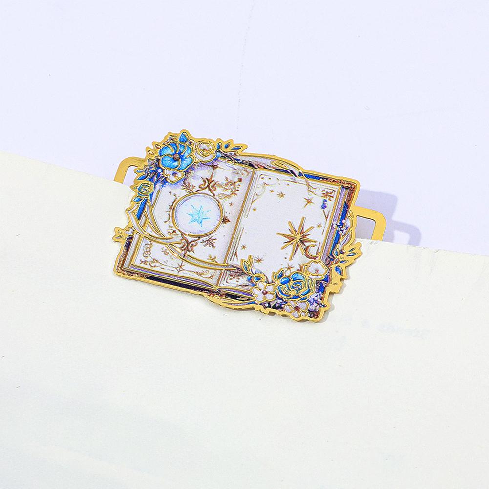 Gothic Bookmark High-Quality Metal Hollow Bookmark Book Page Clip Antioxidant Student Bookmark For Reading Students Art Lovers