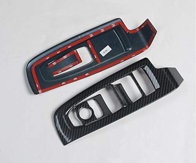 Famous Door Window Button Switch Cover Garnish Fiber for Forester SK Series 2018 and Car (Carbon Pattern) (5th Generation, Later)