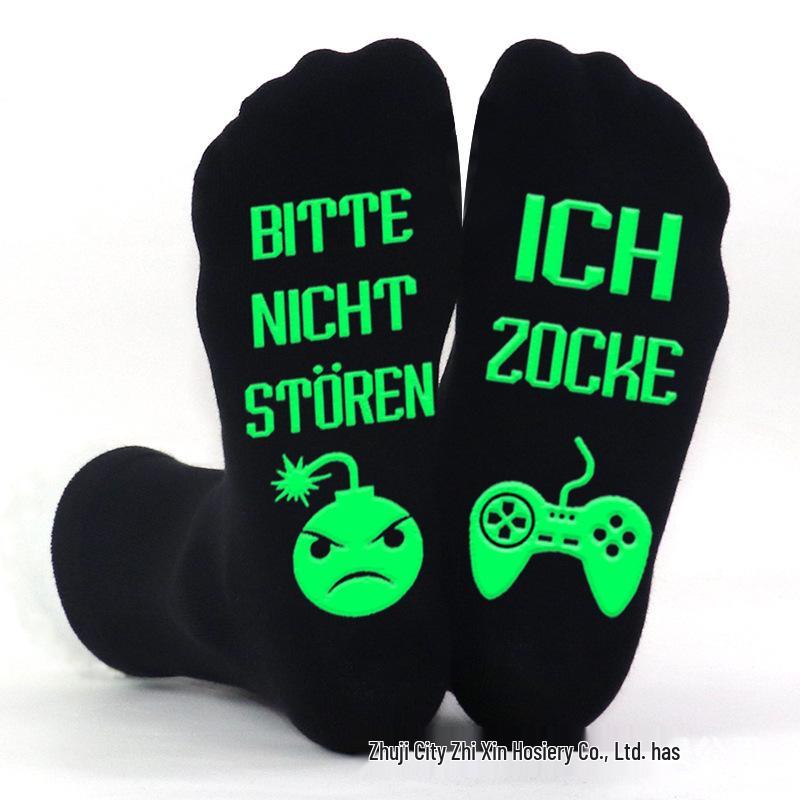 Calzini da Gioco Antiscivolo in Puro Cotone a Mezza Gamba, Hot-Selling Transfrontalieri per Uomini e Donne