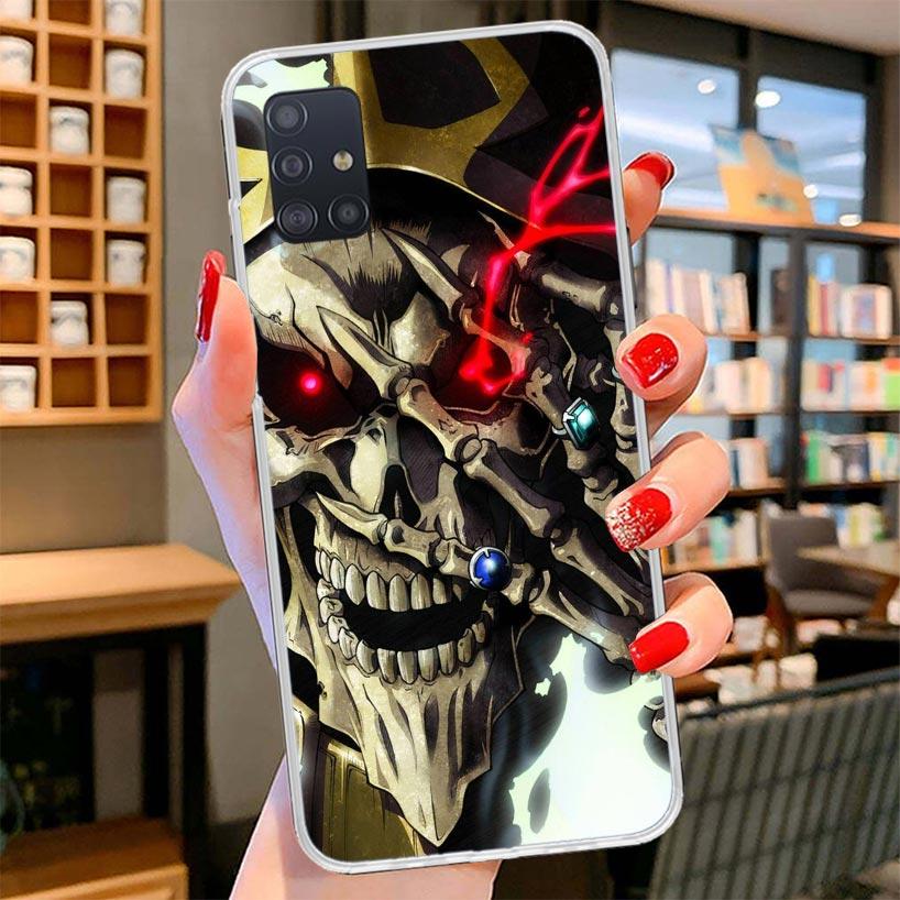 

Overlord Anime Cover Phone Case For Samsung Galaxy A12 A22 A32 A52 A72 A02S Phone Case Note 20 Ultra 10 S10 Plus A51 A71 A50S A2 Samsung A50