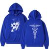El Matador Ilia Topuria Tattoo Graphic Hoodies Men Women Harajuku Classic Gothic Sweatshirt Oversized Hoodie