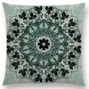 New Dreamy Sun Moon Stars Colorful Lotus Eternity Mandala Gorgeous Floral Pattern Design Prints Cushion Cover Pillow Case